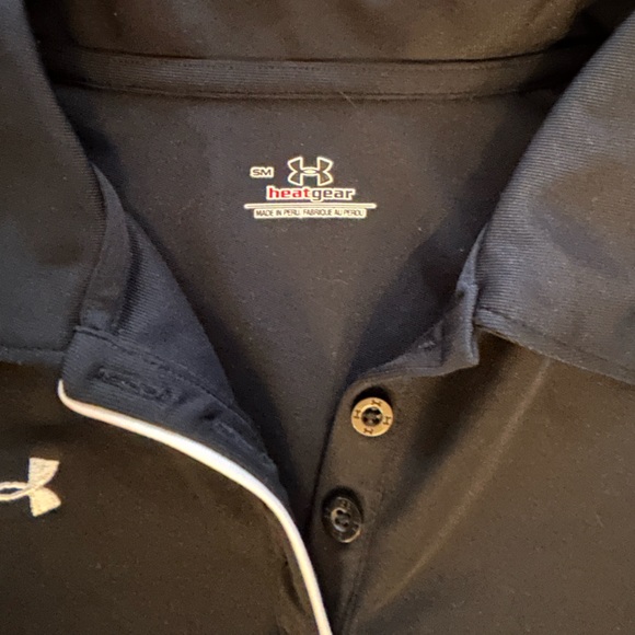 Under Armour Collared Golf Tank - Black - Size Small - Picture 4 of 6